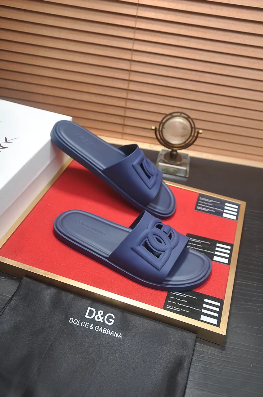 Men's shoes 💰280 [D&G] High-end quality Product trademark: DG "Dolce & Gabban*" slippers, Product material: Imported cowhide upper, original air cushion outsole, regular size: 38-45